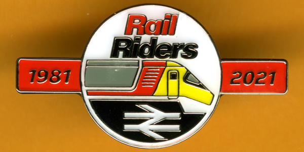 'NEW' Rail Riders Badge