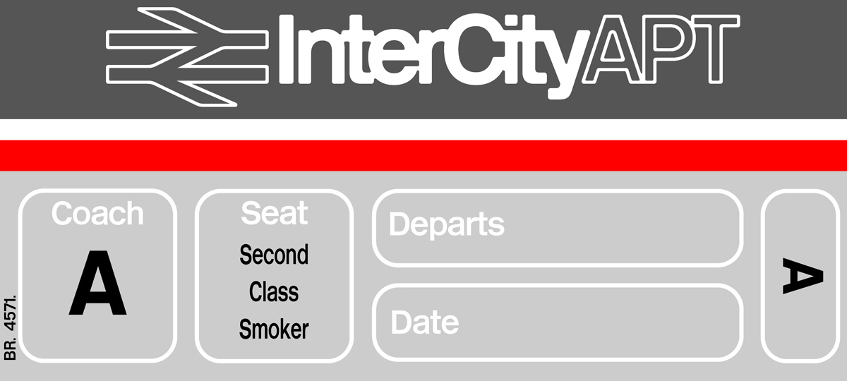 Boarding Pass Second Class Coach A