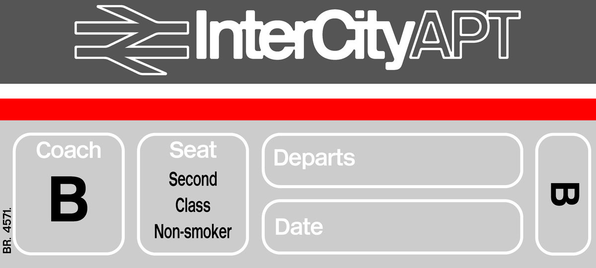 Boarding Pass Second Class Coach B