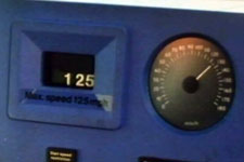 C-APT display and speedometer of APT-P