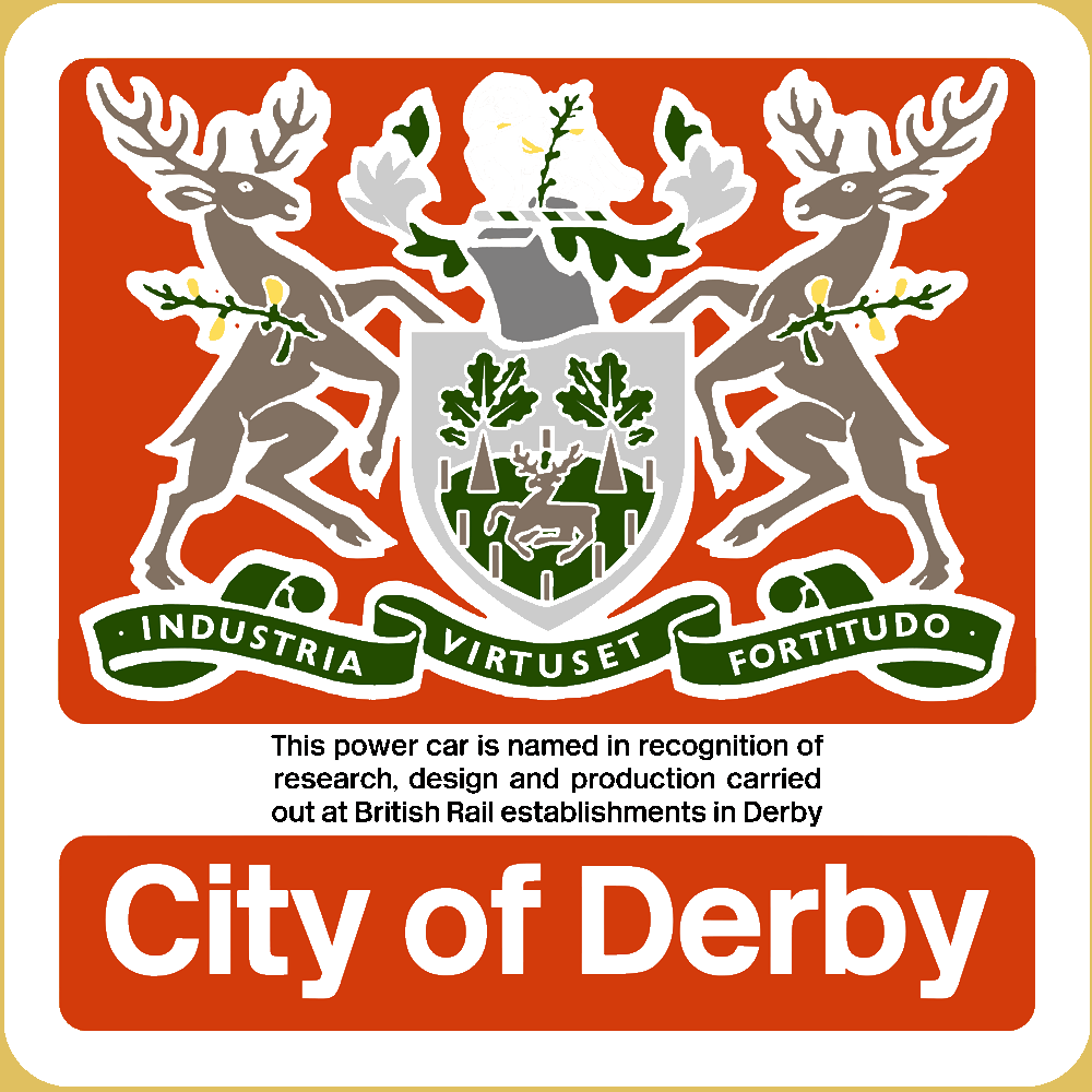 City of Derby INDUSTRIA VIRTUS ET FORTITUDO