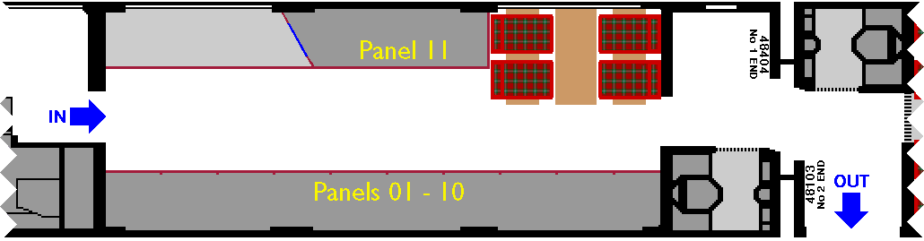 Layout of exhibition boards in TRBS 48404