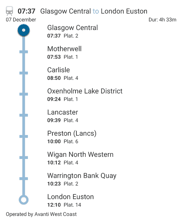 Timetable