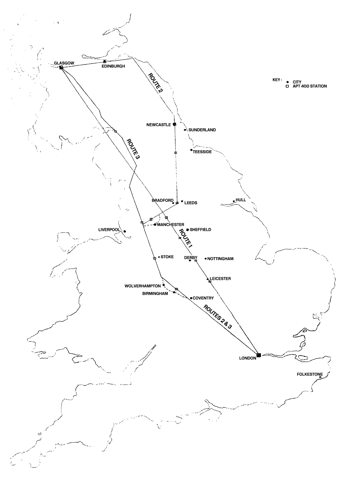 APT-400 Routes