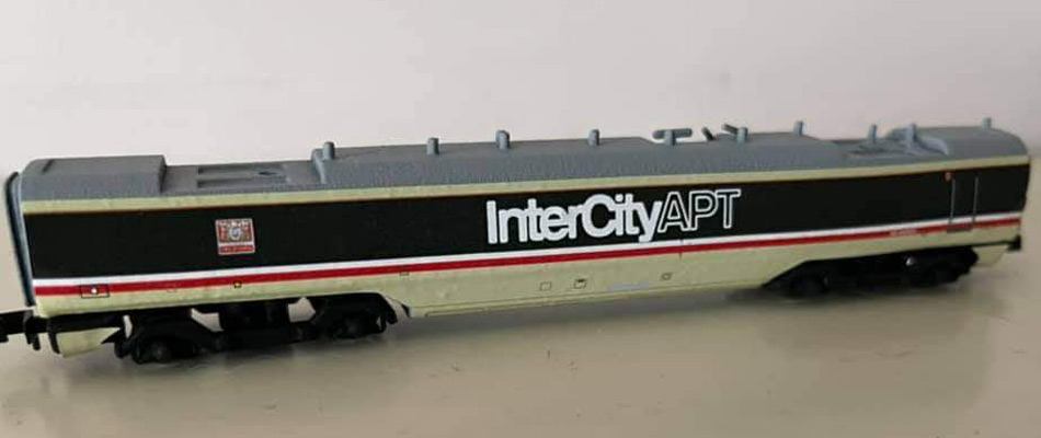'N' gauge APT-P NDM with ElectraRail Graphics vinyl wrapping