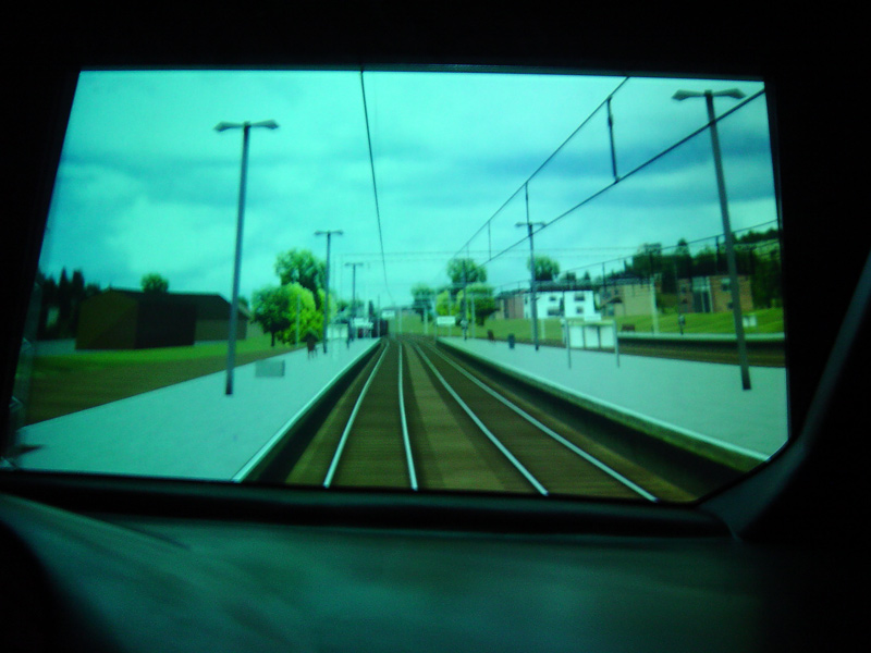 The view from co-drivers seat