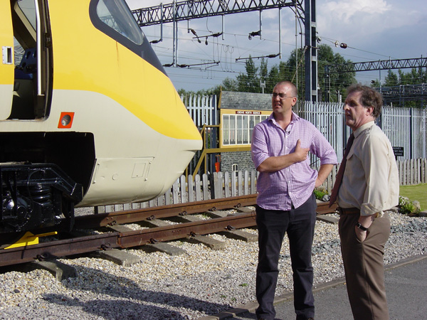 Mark Found & Kit Spackman at Crewe 22 August 2002